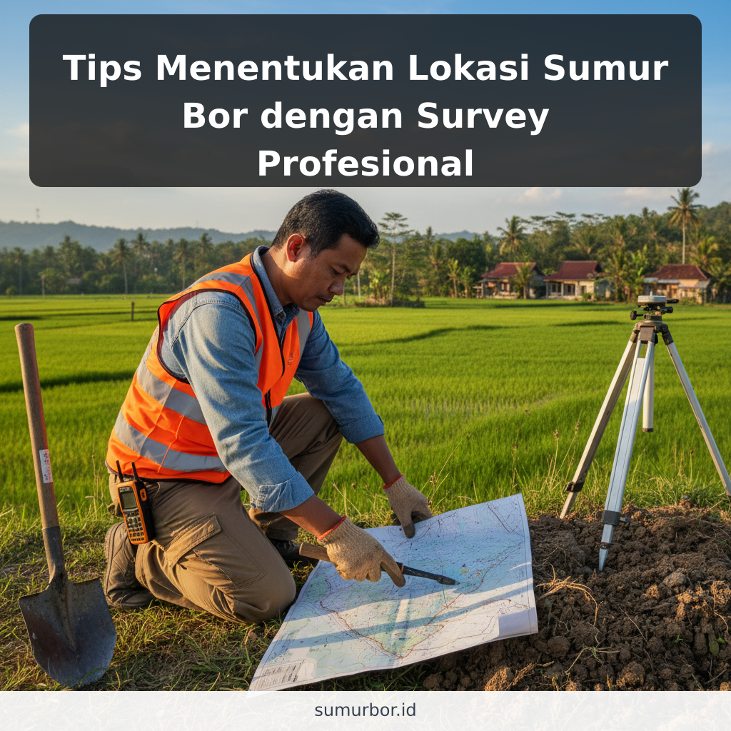 Tips Menentukan Lokasi Sumur Bor dengan Survey Profesional