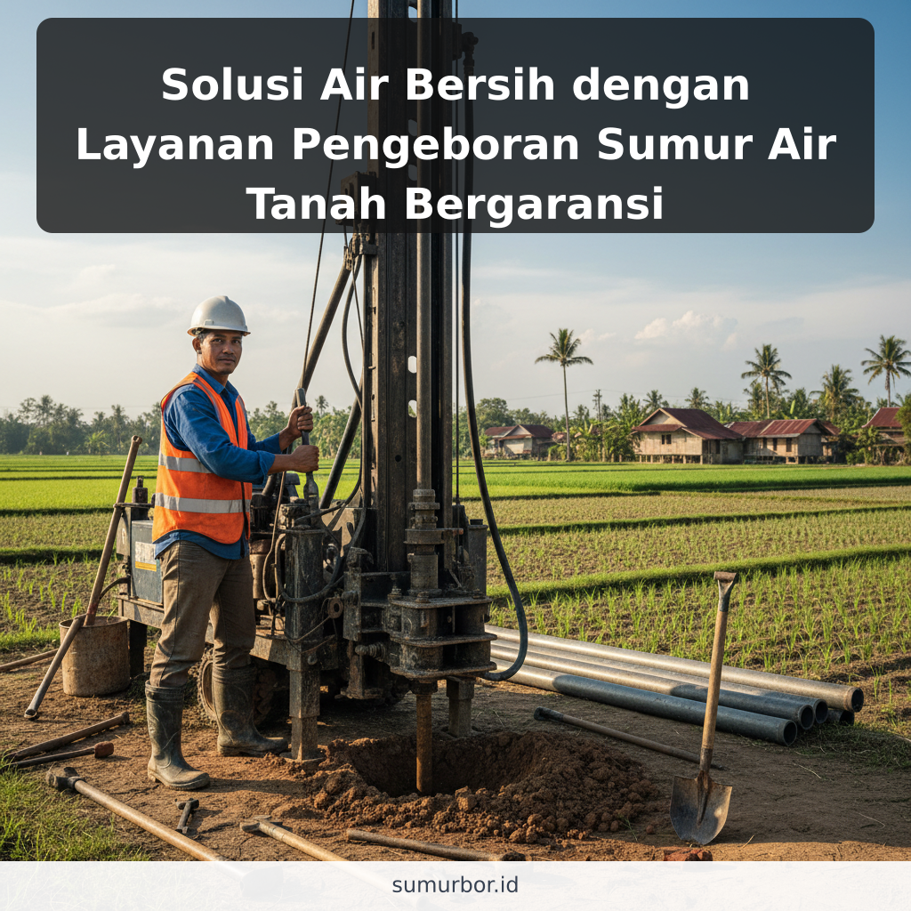 Solusi Air Bersih dengan Layanan Pengeboran Sumur Air Tanah Bergaransi